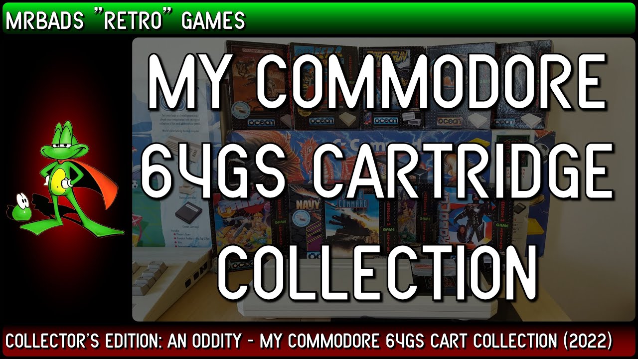 My Commodore 64 Game System (GS) Cartridge Collection 2022