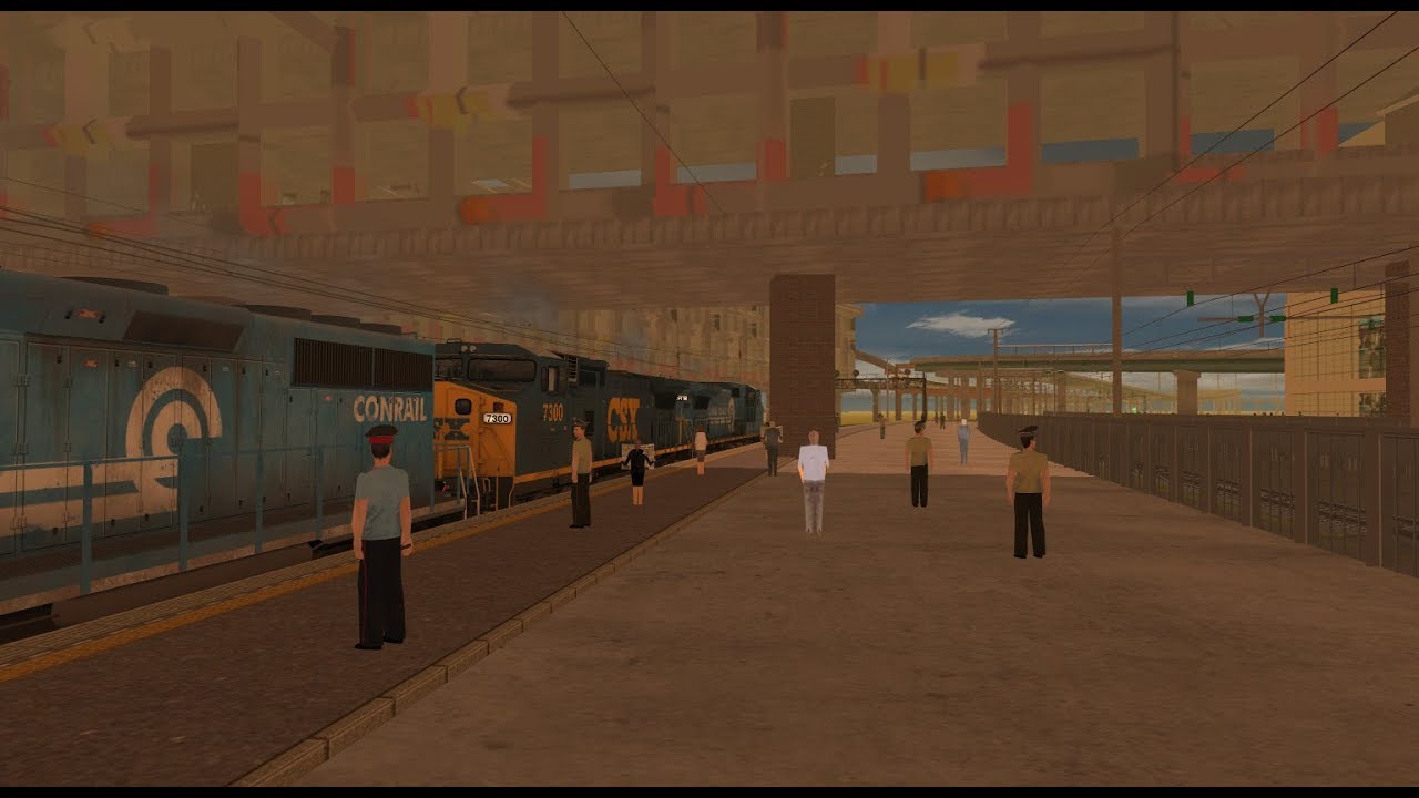 Trainz Railfanning Pt 185: Amtrak, MARC, CSX, PRR, CR, Shinkansen, Large Transfer Station