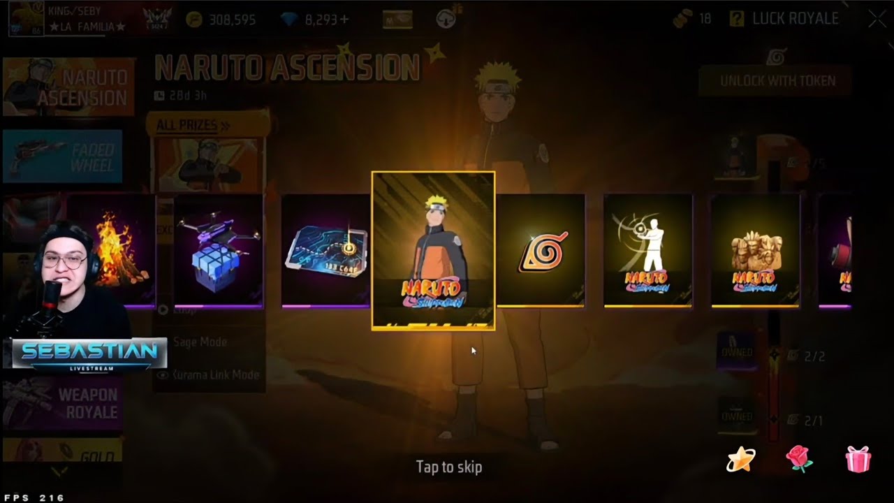 King Seby Sparge Diamante la Naruto și la Mystery Shop!