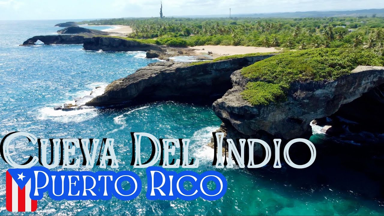 CUEVA DEL INDIO. TAINO CAVE PETROGLYPHS NEAR SAN JUAN, PUERTO RICO, IN ARECIBO