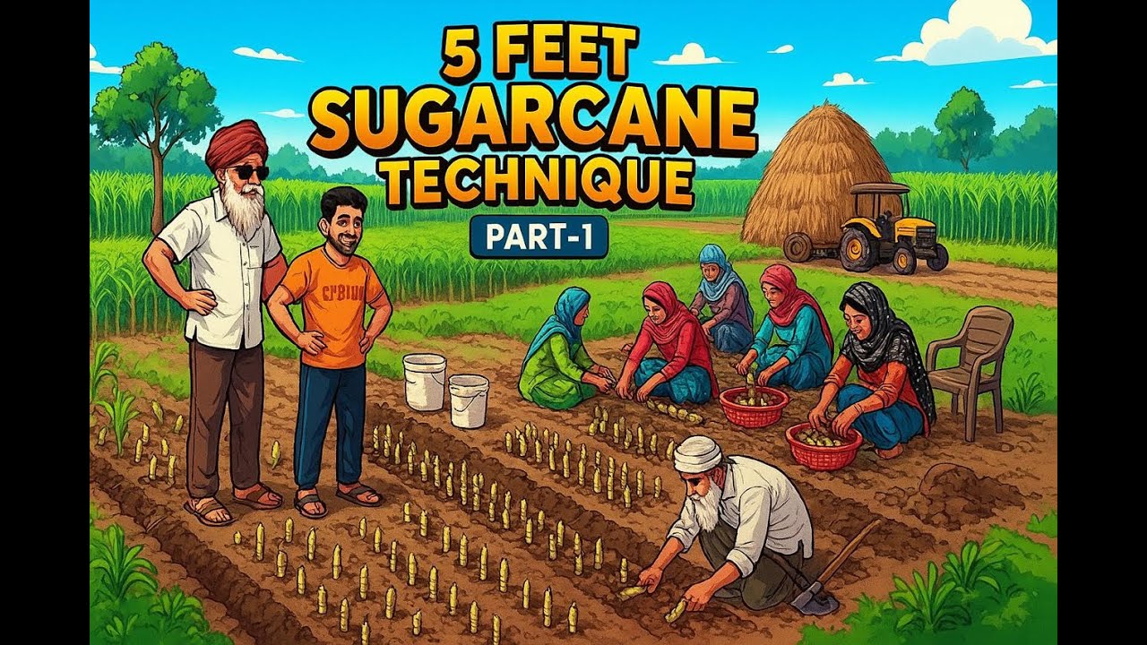 Step-by-Step Guide to Sugarcane Nursery Preparation: Expert Tips for Successful Farming Part-1 12-09