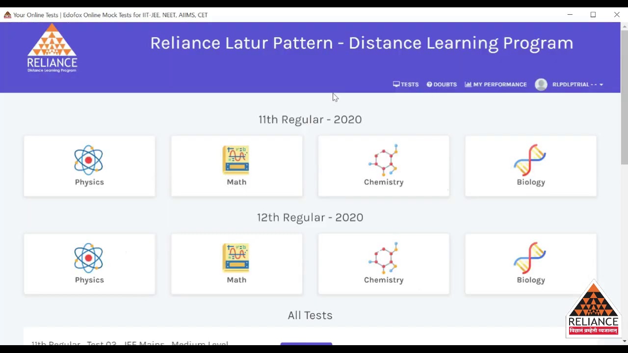 How to use RLP NEMO Application | Now Education Meets Online(NEMO) | Reliance Latur Pattern