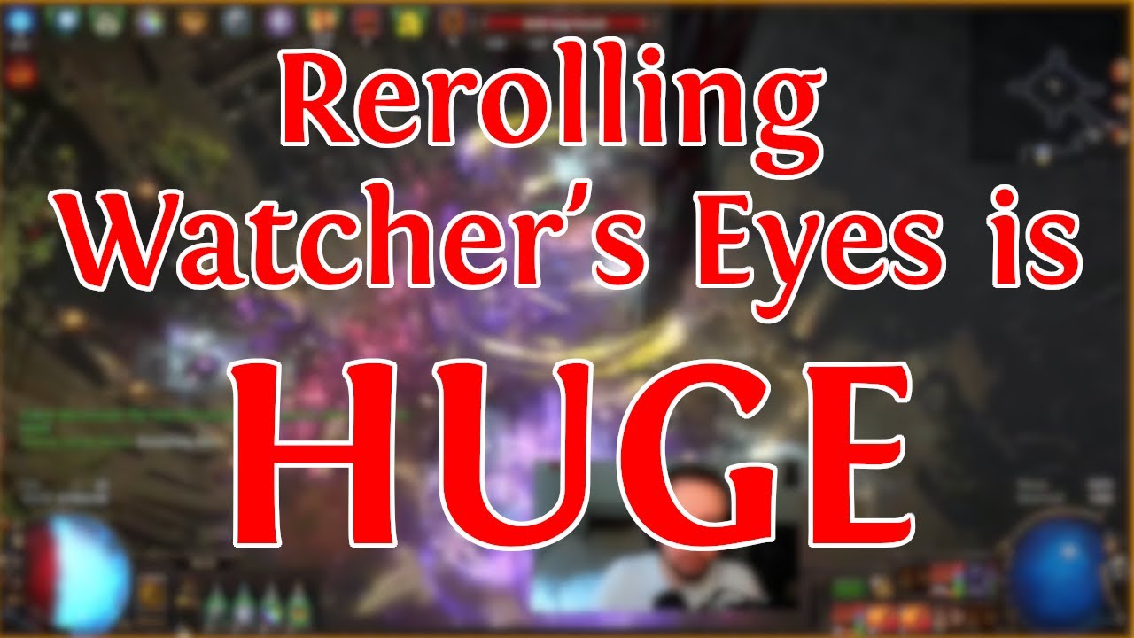 All It Takes is One - Path of Exile 3.20 - Beastcrafting Watcher's Eyes is Crazy