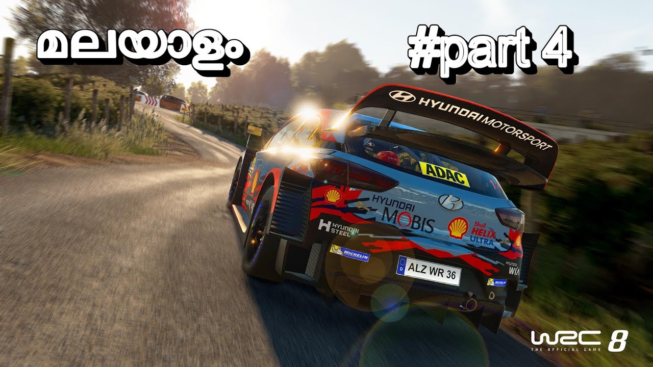Wrc 8 Fia World Rally Championship malayalam game play 