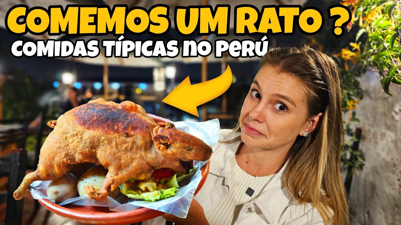 Chocados com as comidas típicas ( e estranhas ) do Peru | T2 Ep.189 #comidaderua #comidastipicas