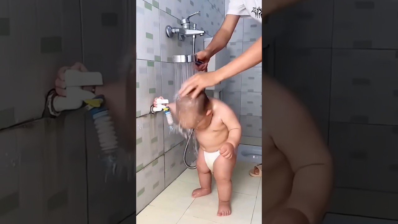 Say Goodbye to Bath Time Struggles with the Hair Wash Hat! #Shorts