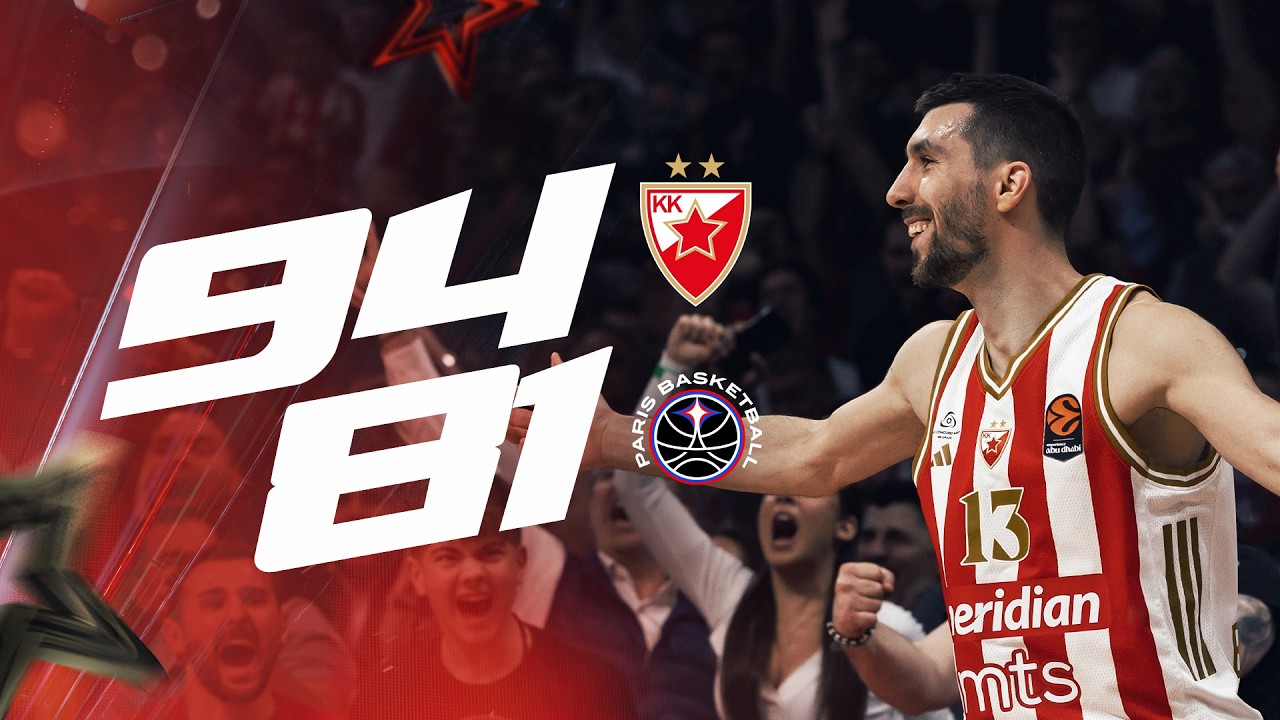 SVI POENI ZVEZDE - Crvena zvezda Meridianbet vs Paris 94:81 | EL R36