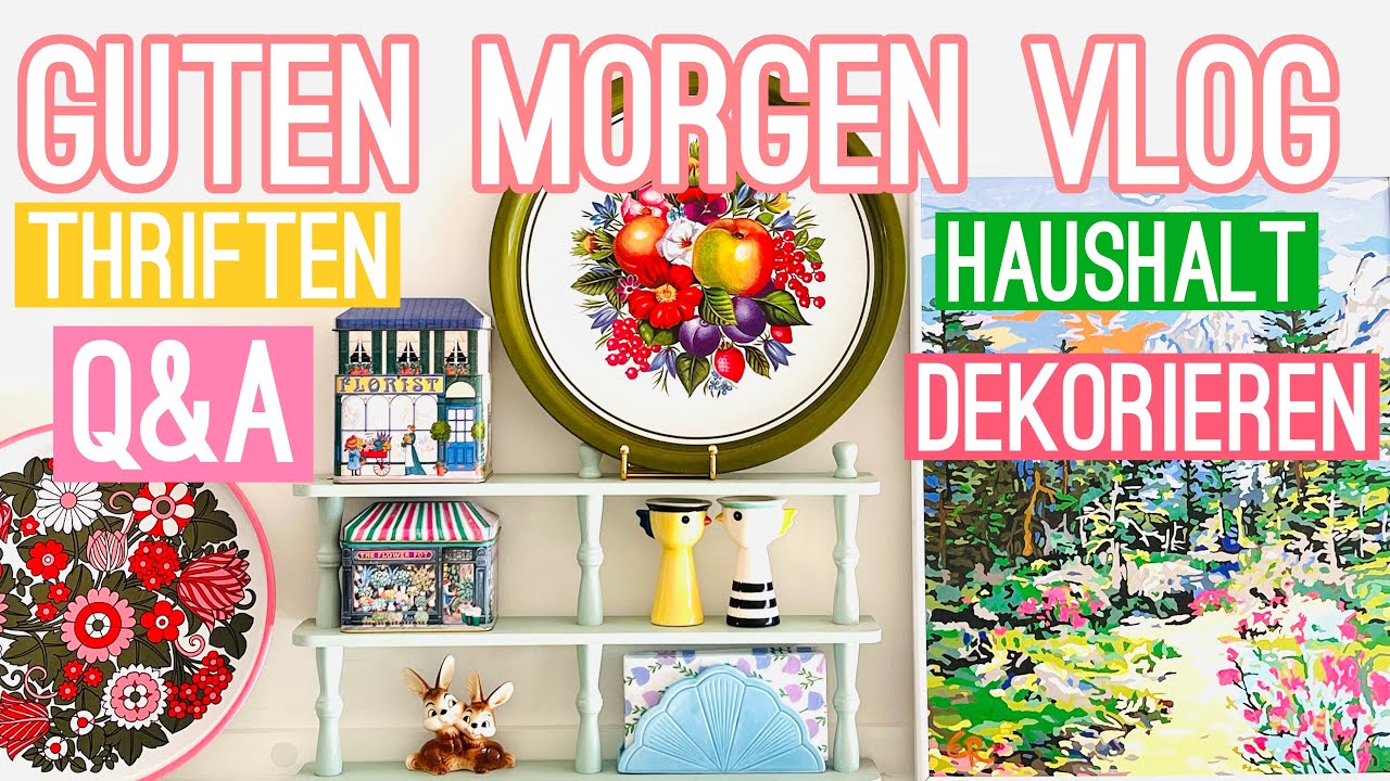 Haushalt Deko und ein Thrifttrip - COZY VLOG 