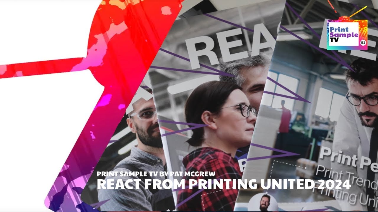 REACT From Printing United &middot; Pat McGrew &middot; Print Sample TV #91