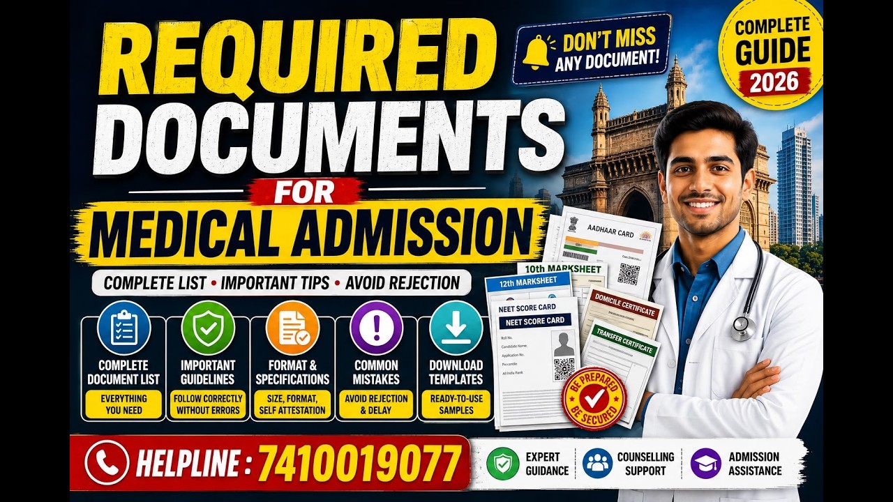 NEET 2026 Counselling Documents Required for MBBS Admission | Full Guide #neetug2026 #neet2026