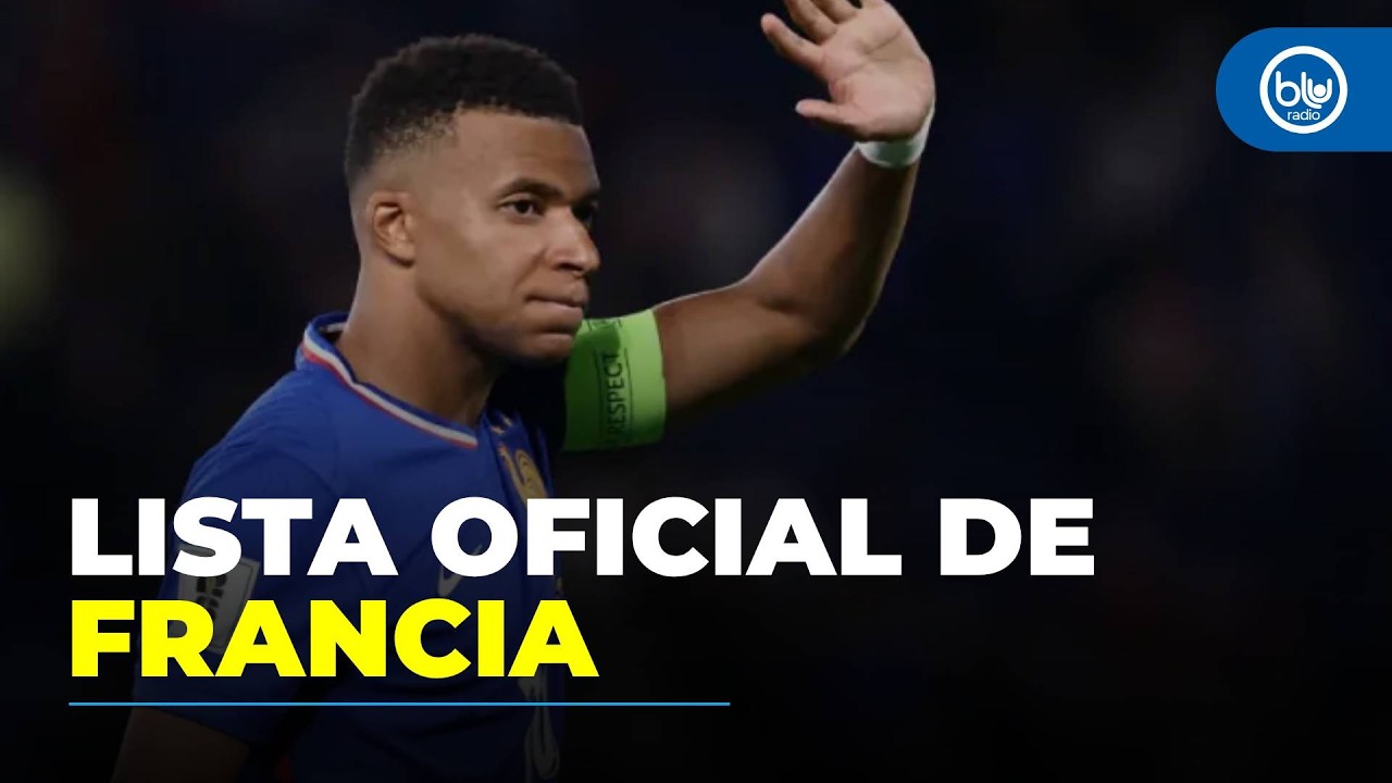 Mbappé enfrentará a la Selección Colombia: convocados de Francia para el partido contra la tricolor