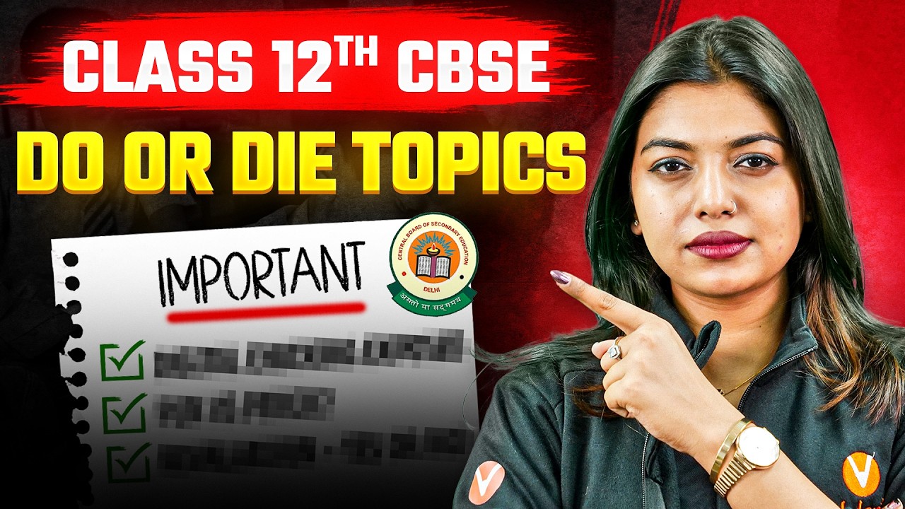 Don't Go to the Exam Without These! ❌ Biology Do or Die Topics 2026