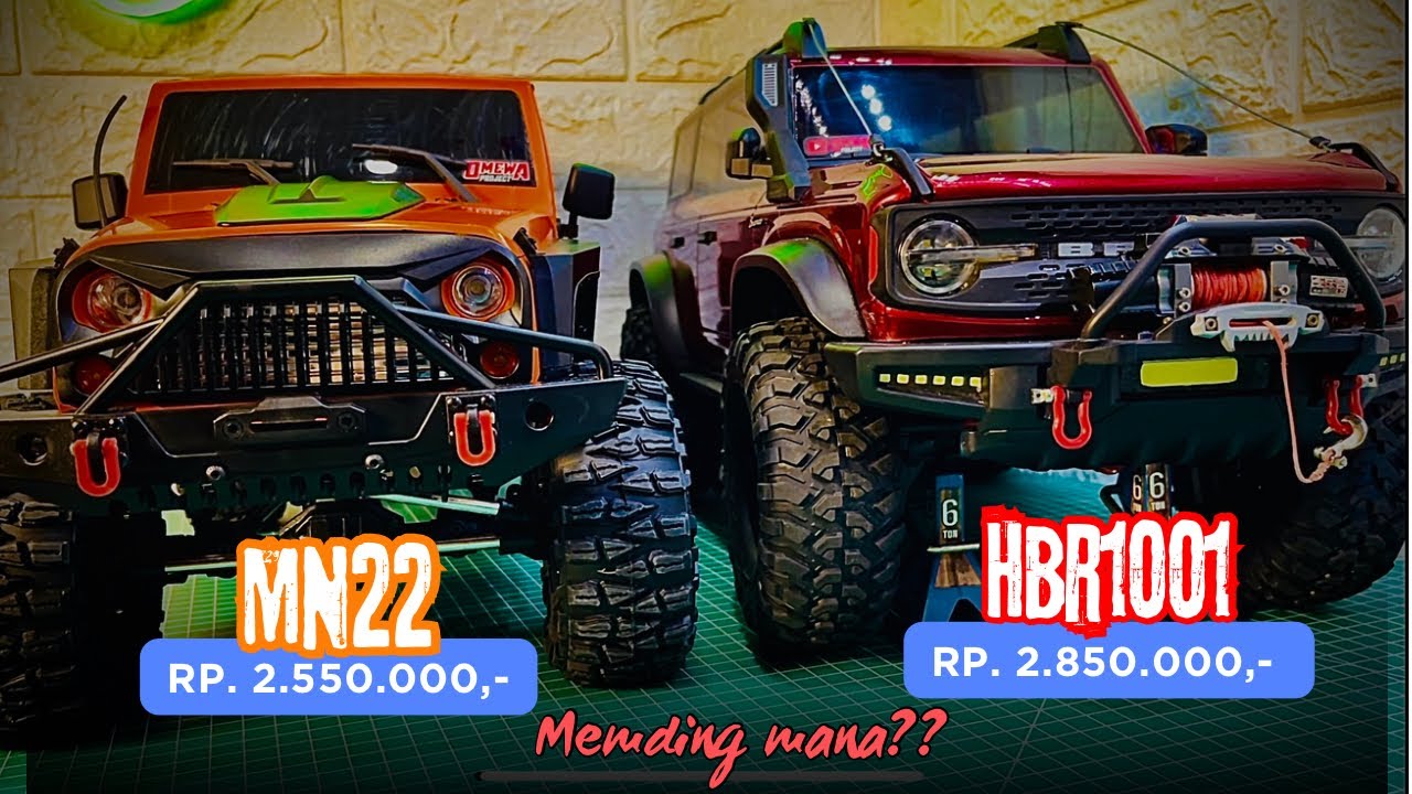 Comparison head to head MN222 jeep Rubicon VS HBR1001 Ford Bronco deep view mendingan yang…. I omewa