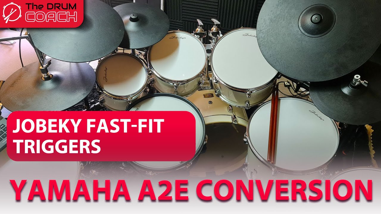 A2E Conversion - Jobeky Fast-Fit Triggers - Yamaha Stage Custom
