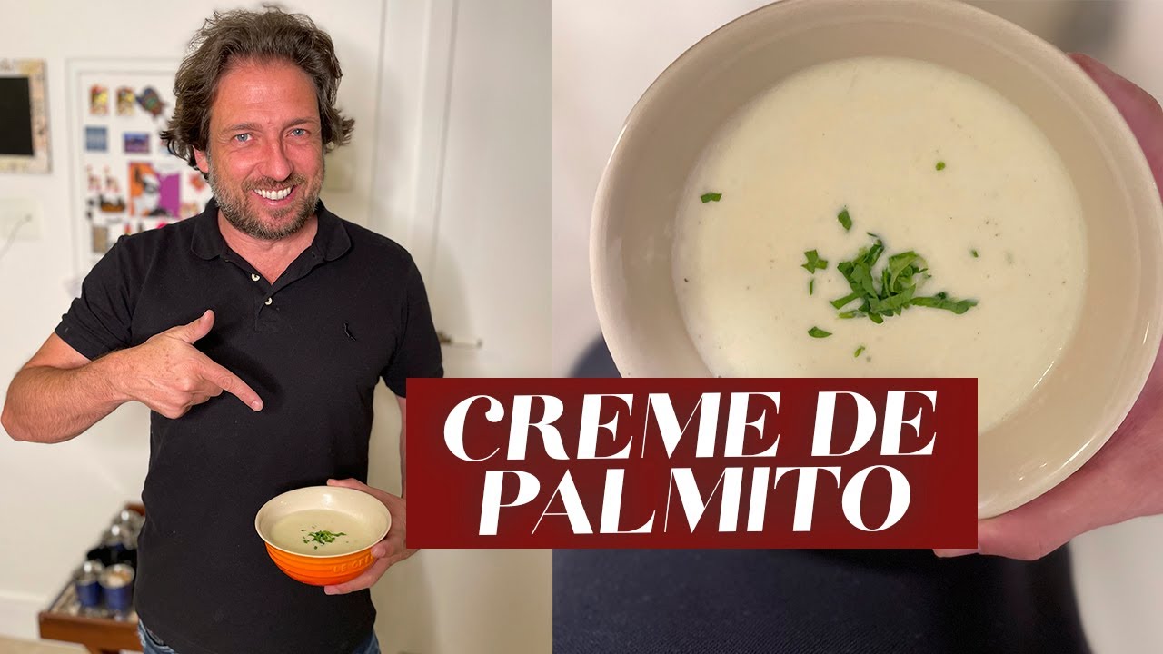 COMO FAZER CREME DE PALMITO? RECEITA MUITO FÁCIL | CANAL AGRIDOCE