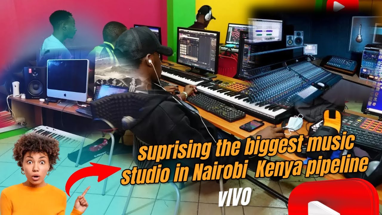 SUPRISING ONE OF THE BIGGEST MUSIC STUDIOS IN NAIROBI KENYA
