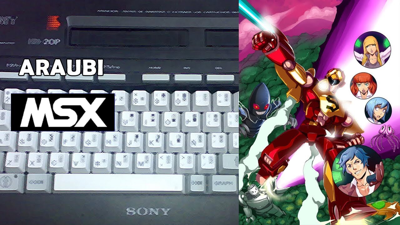 Mecha 9 (Oscar Toledo, 2015) MSX [787] Walkthrough Comentado