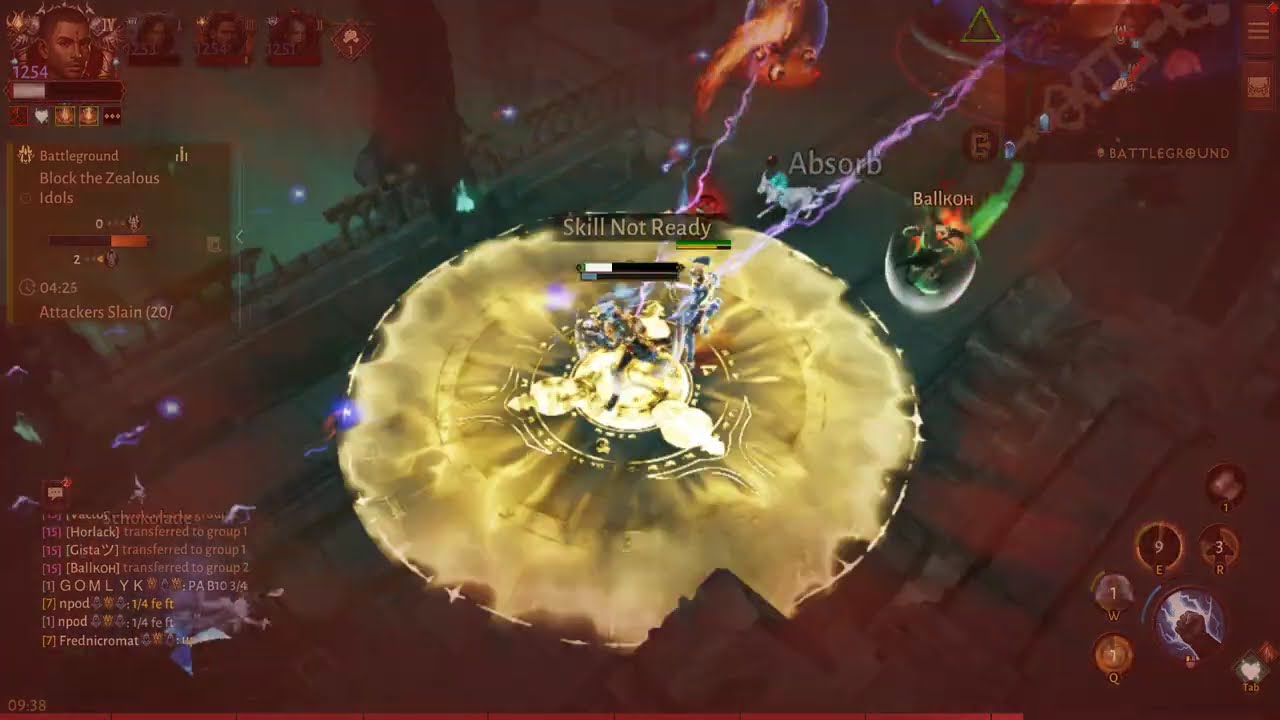 [PVP] Monk Tank-Shields with 3 Elementary spirits. - 070