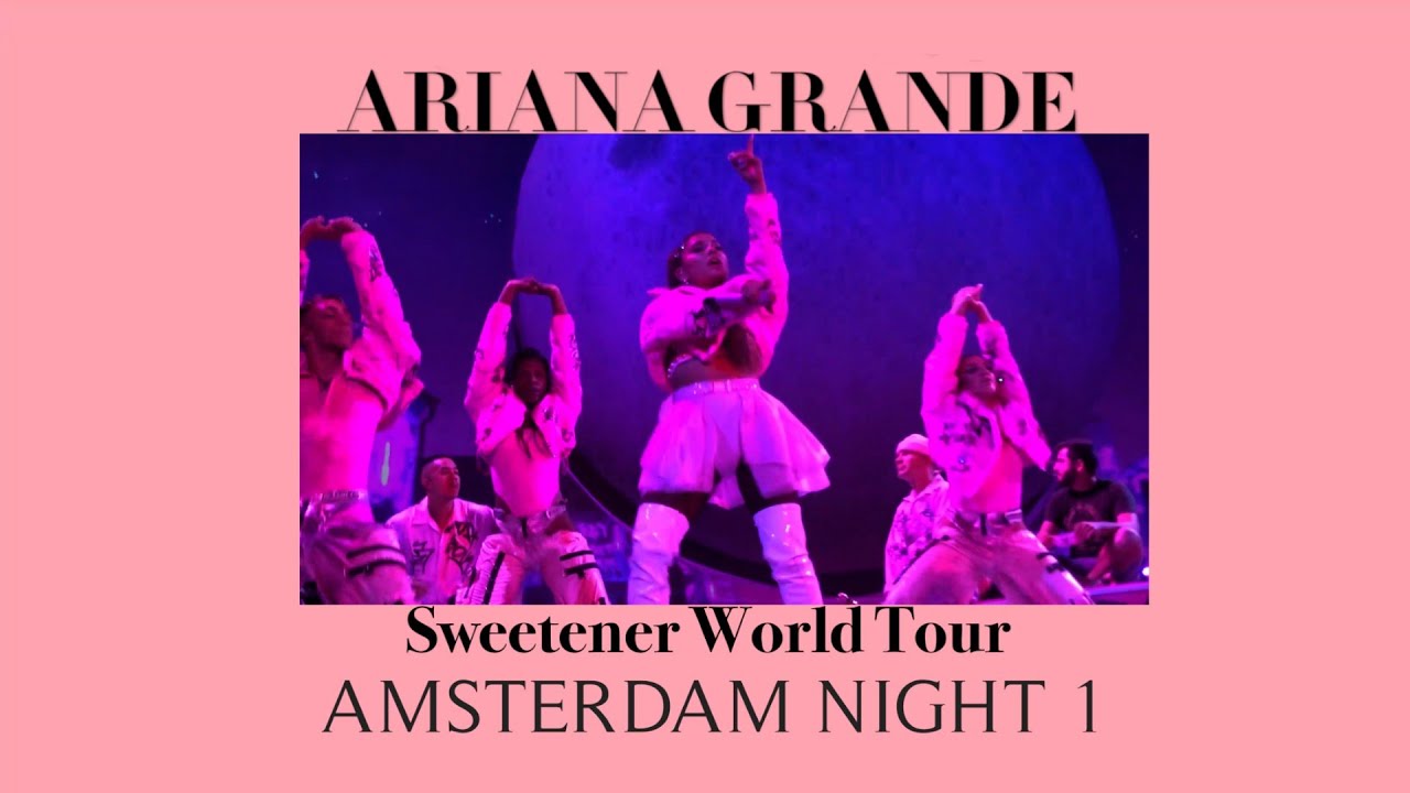 swt amsterdam night 1 my footage || ariana grande sweetener world tour amsterdam 23.08.2019 pit left