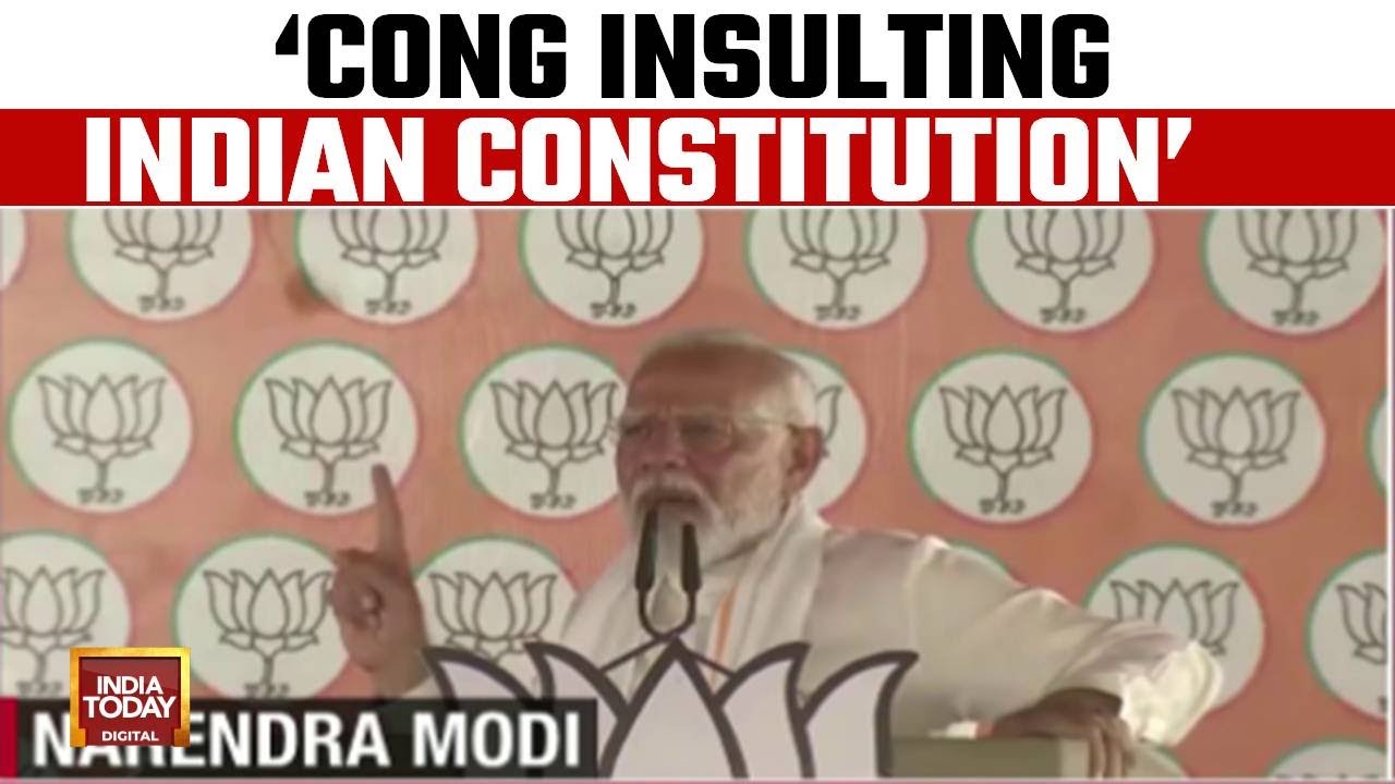 PM Modi Reacts to Goa Congress Controversy, Accuses of Insulting Constitution | India Today