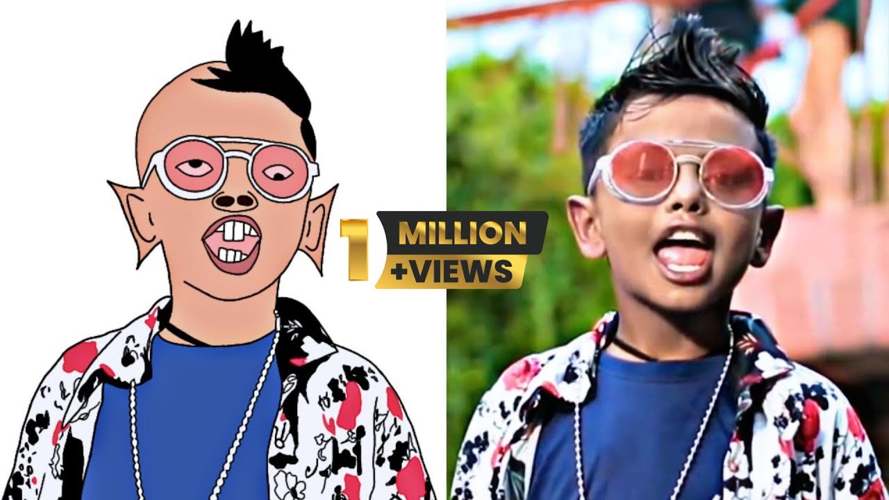 chand wala mukhda leke chalo na bajar mein - funny drawing meme,devpagli jigar thakur,makeup wala