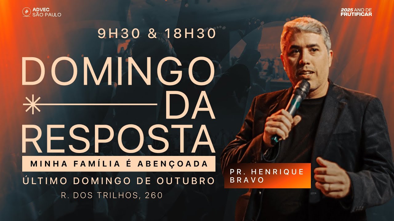 DOMINGO DA RESPOSTA - MANHÃ | PR. HENRIQUE BRAVO | 01/03/2026