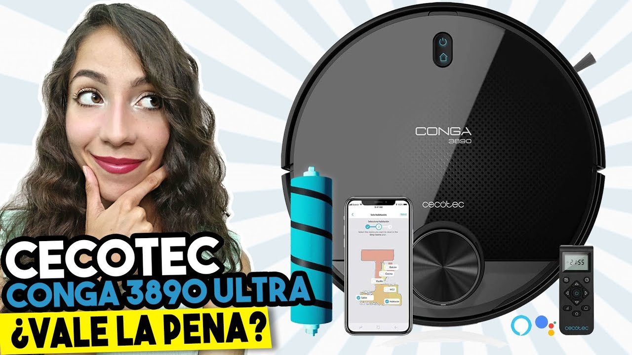 DESCUBRE el Robot aspirador fregasuelos Cecotec Conga 3890 Ultra ▶An&aacute;lisis, Ventajas y Desventajas◀