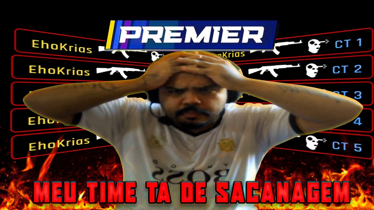 É IMPOSSÍVEL JOGAR PREMIER ASSIM! (O TILT VEIO FORTE)