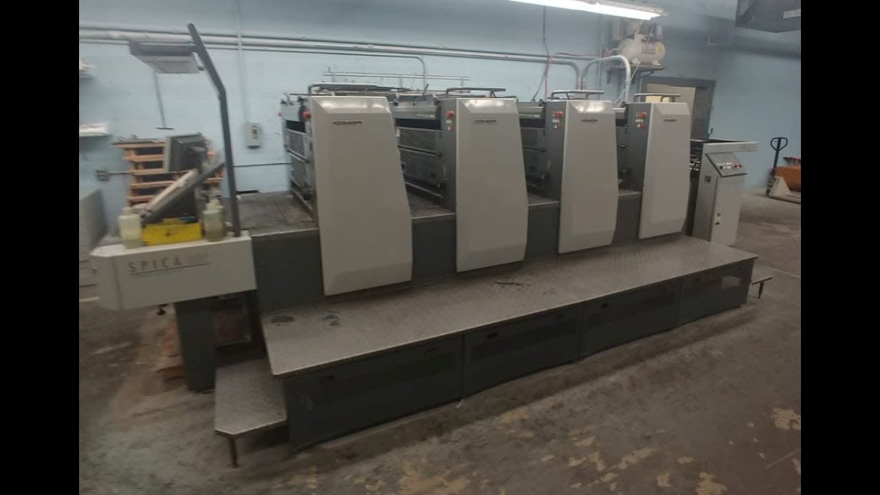 2008 Komori Spica 429P  four color perfecting press