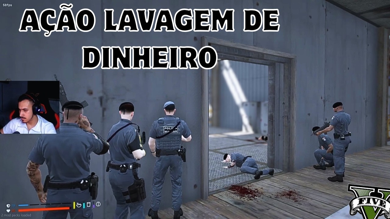 LAVAGEM DE DINHEIRO MOBILIZA EQUIPES DE ROTA E CMTG - GTA RP