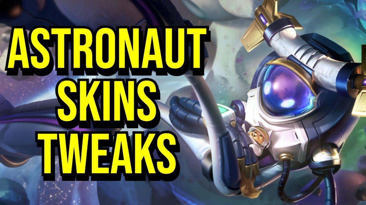 NEW Astronaut Skins Tweaks | Xerath | Fizz | Ivern | Singed | Kennen | League of Legends