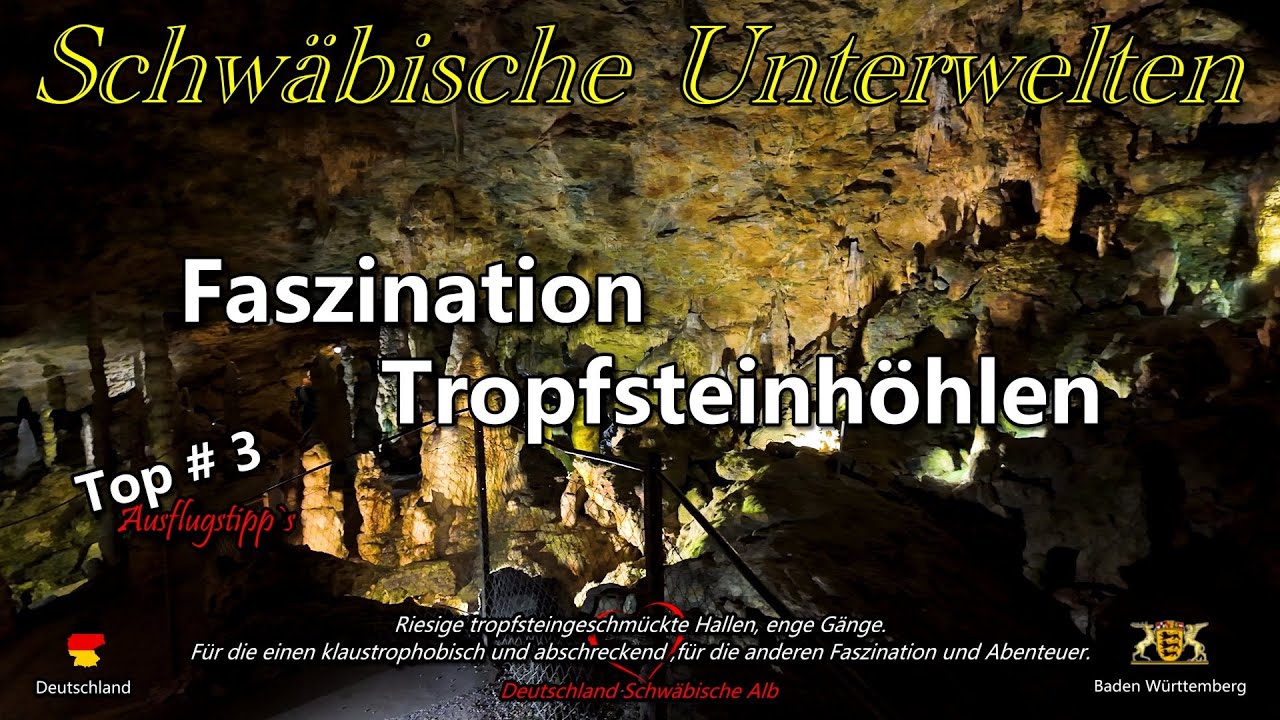 Schwäbische Unterwelten | Nebelhöhle | Bärenhöhle | Tiefenhöhle Laichingen | Tropfsteinhöhle | DE