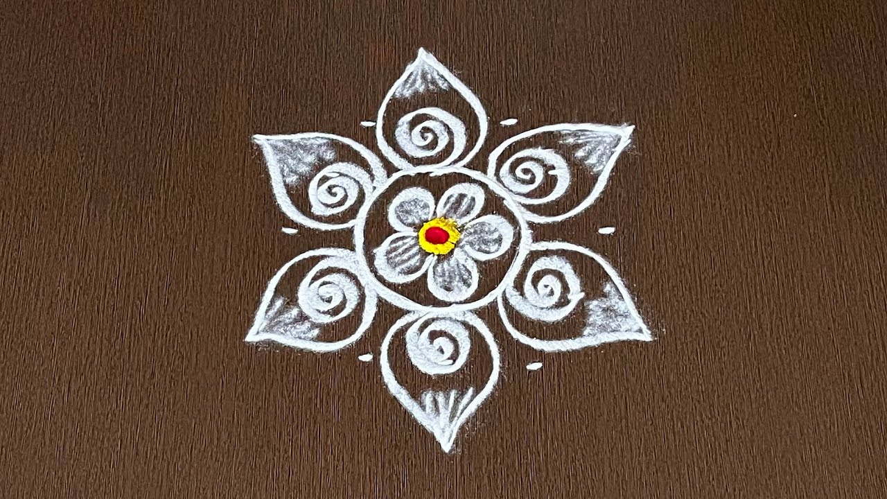 5×3dots Easy Daily Muggulu | Thipkyanchi,Festival Rangoli | Easy Chukkala Muggulu #Star Rangoli