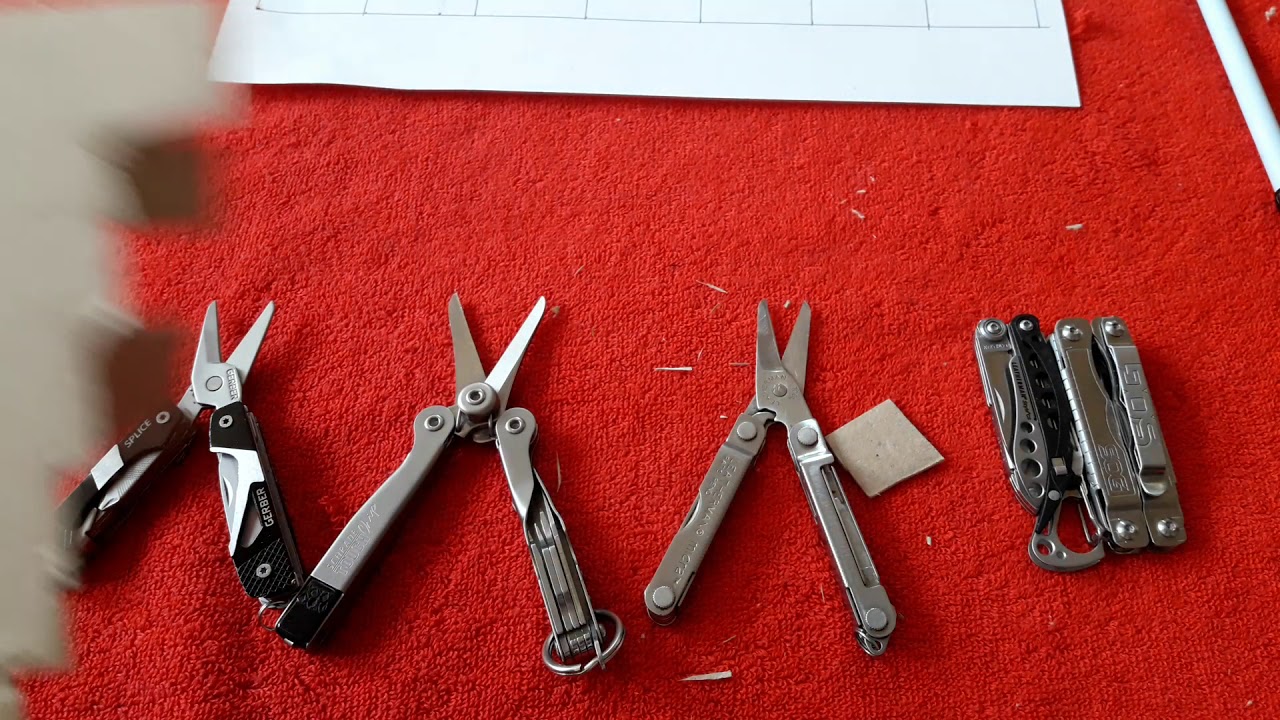 가위형 키체인 멀티툴의 최강자는?  What's the best  of  scissors keychain multitool?