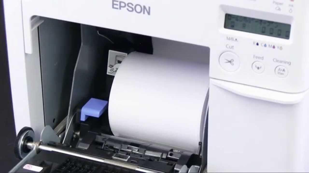 EPSON TM-C3500 - Roll Paper Change