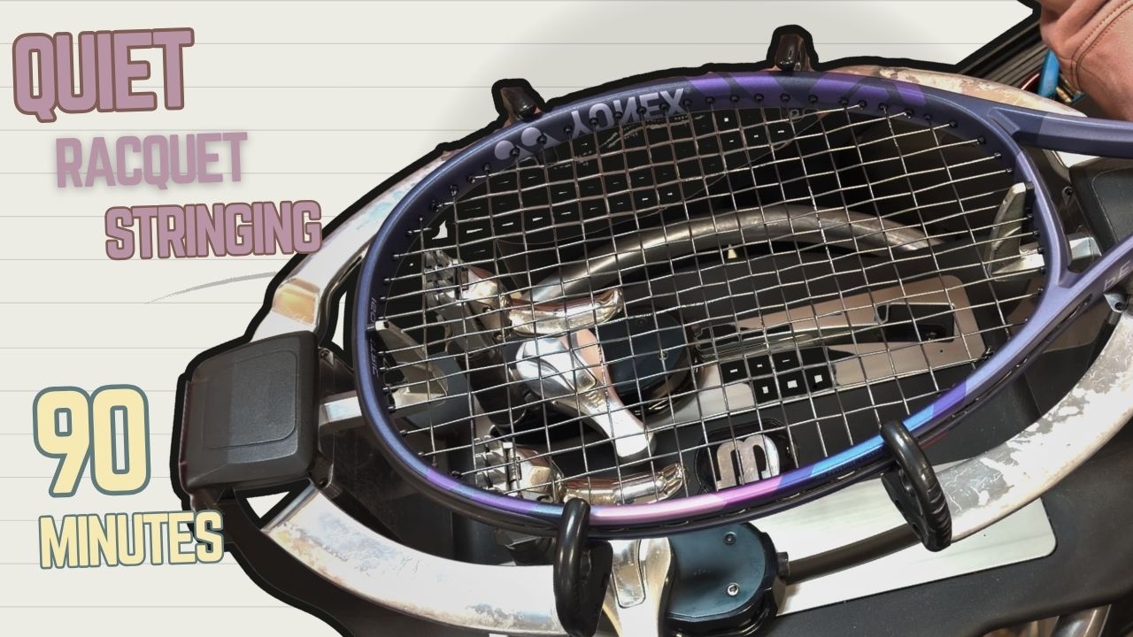 90 Minute Tennis Stringing Session 🎾 | Relaxing ASMR, No Talking