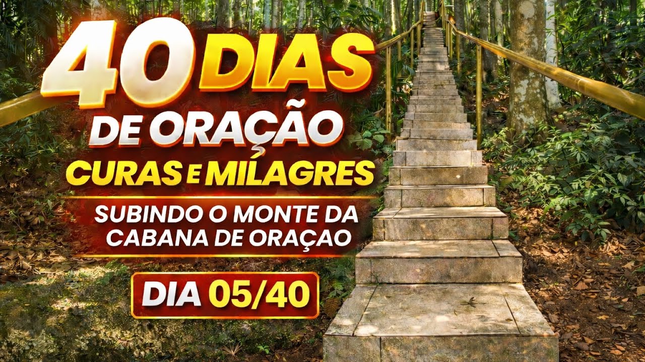 Tudo é possível ao que crê, Oração de poder! Dia 05/40, Campanha 40 dias de oração curas e milagres.