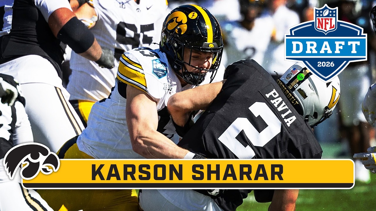 2026 NFL DRAFT HIGHLIGHTS: LB Karson Sharar | Iowa Football