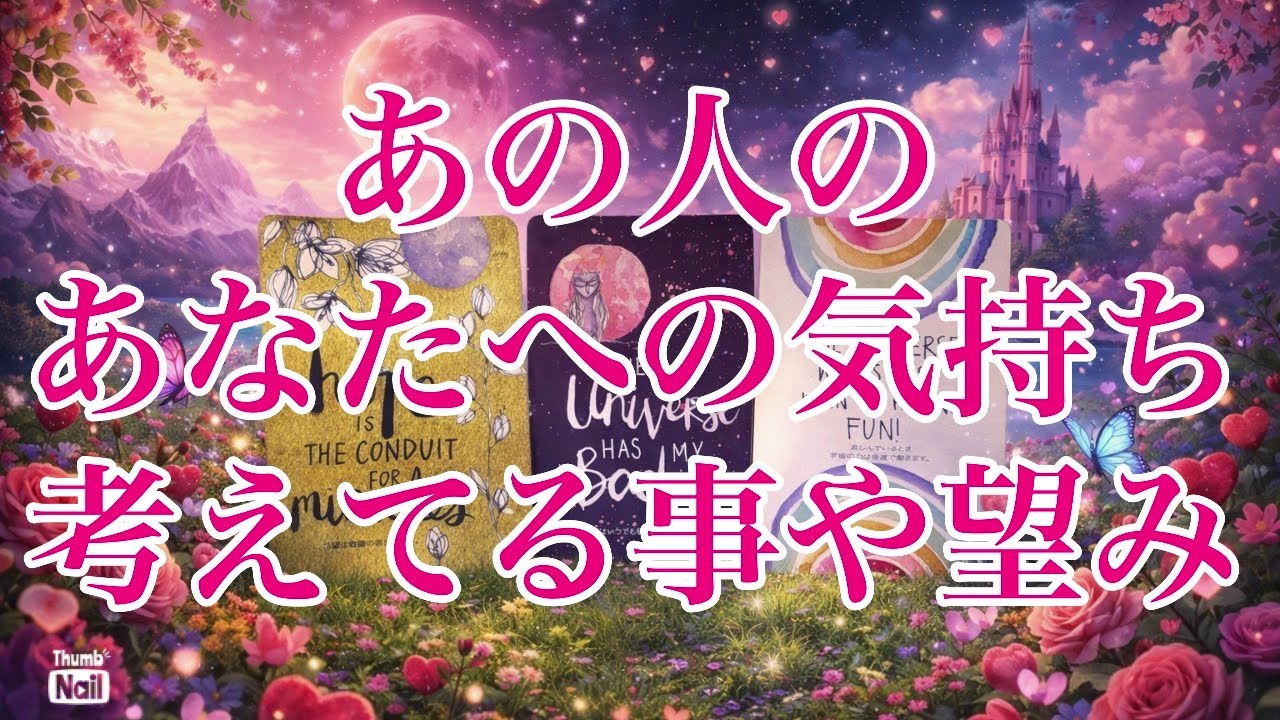 あの人の気持ちや考えてる事、望んでる事など気になるところをリーディングしました🥰❤️