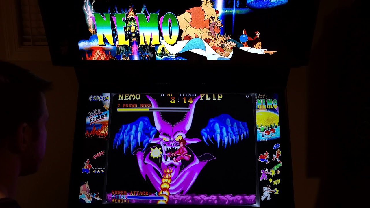Nemo Arcade Cabinet MAME Playthrough w/ Hypermarquee