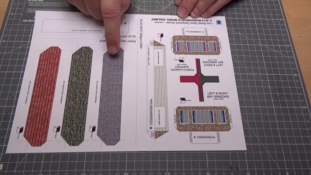 WMR Lets Build a Card Kit - Low Relief Terrace wmrTS49