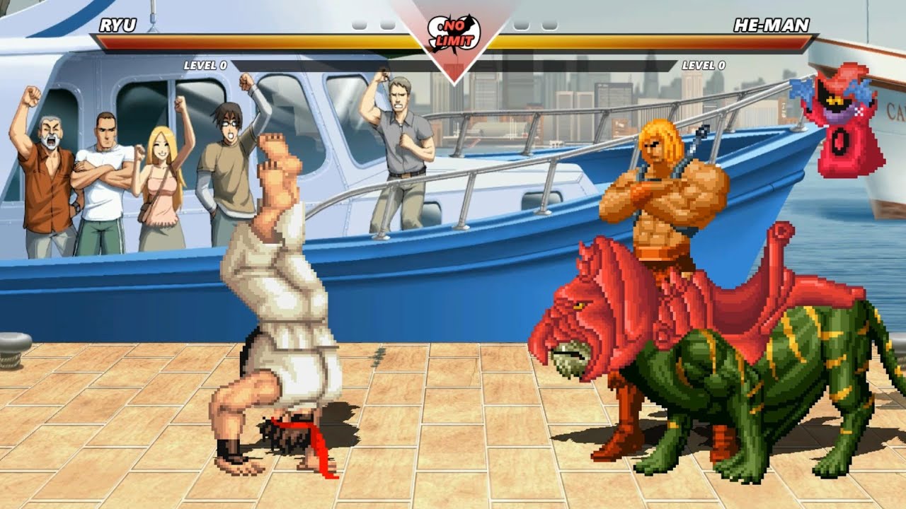 ULTIMATE RYU VS HE-MAN - VERY INCREDIBLY EXCITING FIGHT !