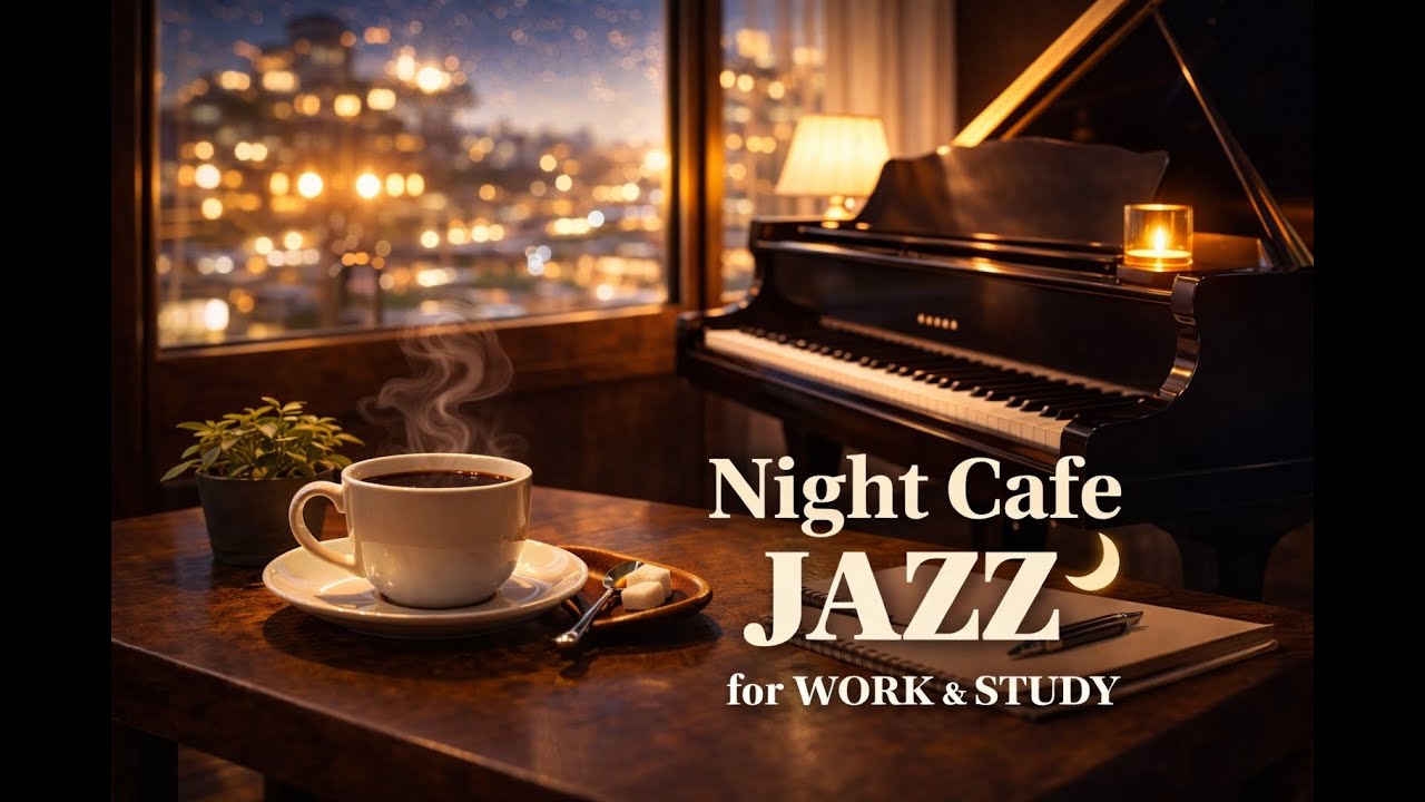 【Relaxing BGM】｜Jazz Piano Playing in a Quiet Café｜For Work, Focus & Reading