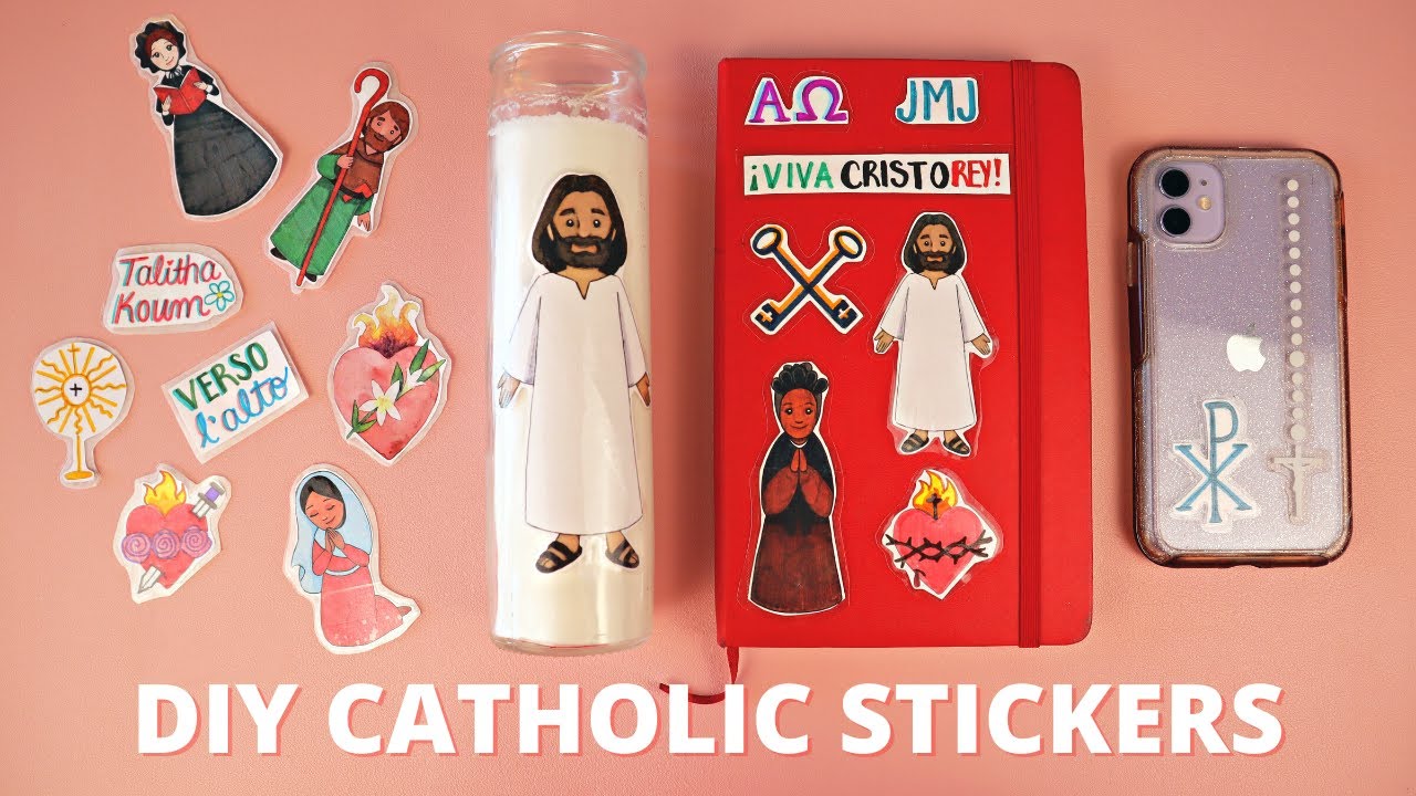Easy to Make DIY Catholic Stickers: A Fun and Creative Way to Show Your Faith