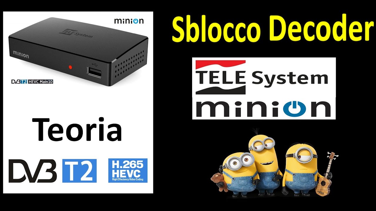 0731: Sblocco Decoder DVB-T2 TeleSystem Minion che non risponde ai comandi 😱
