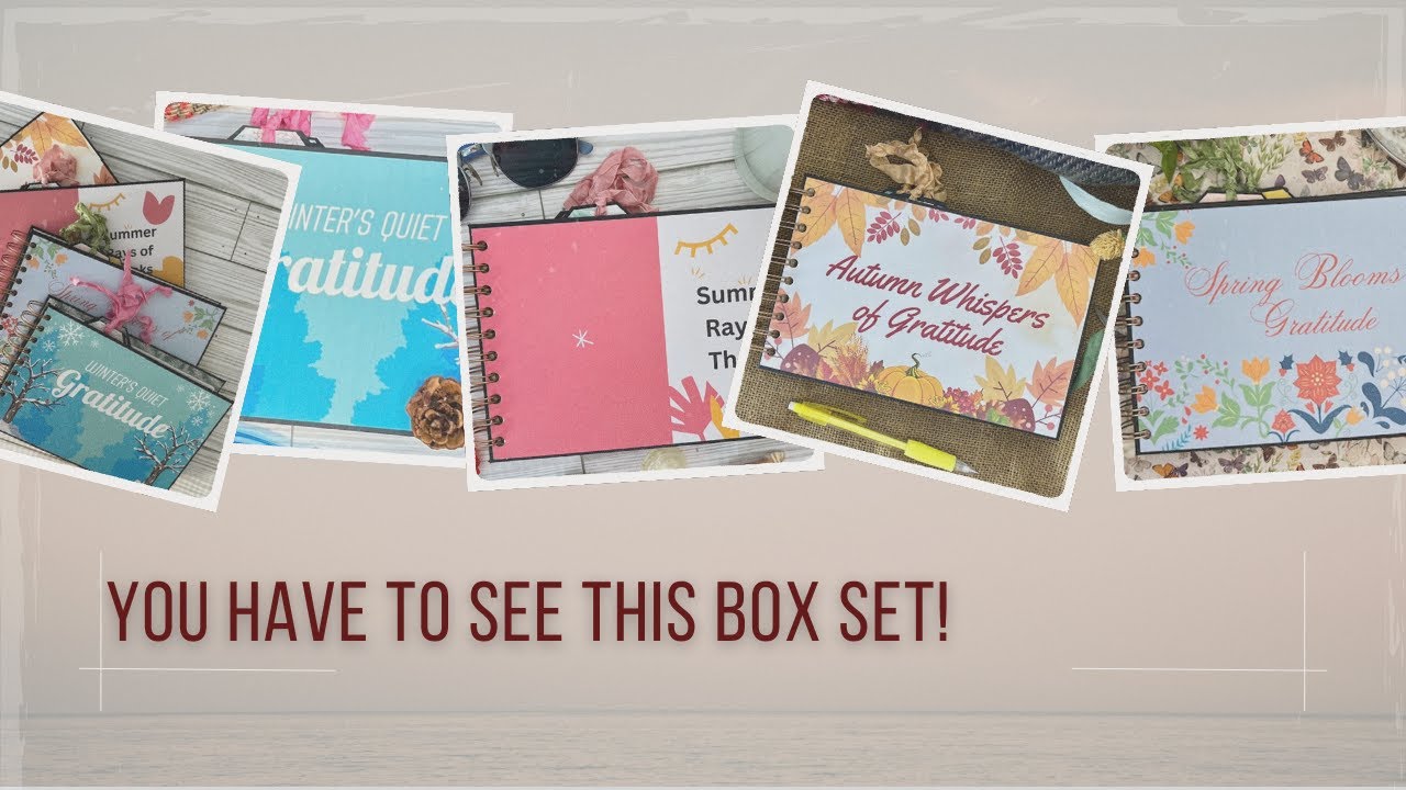 Seasons of Gratitude Journaling Box Set - Flip Through