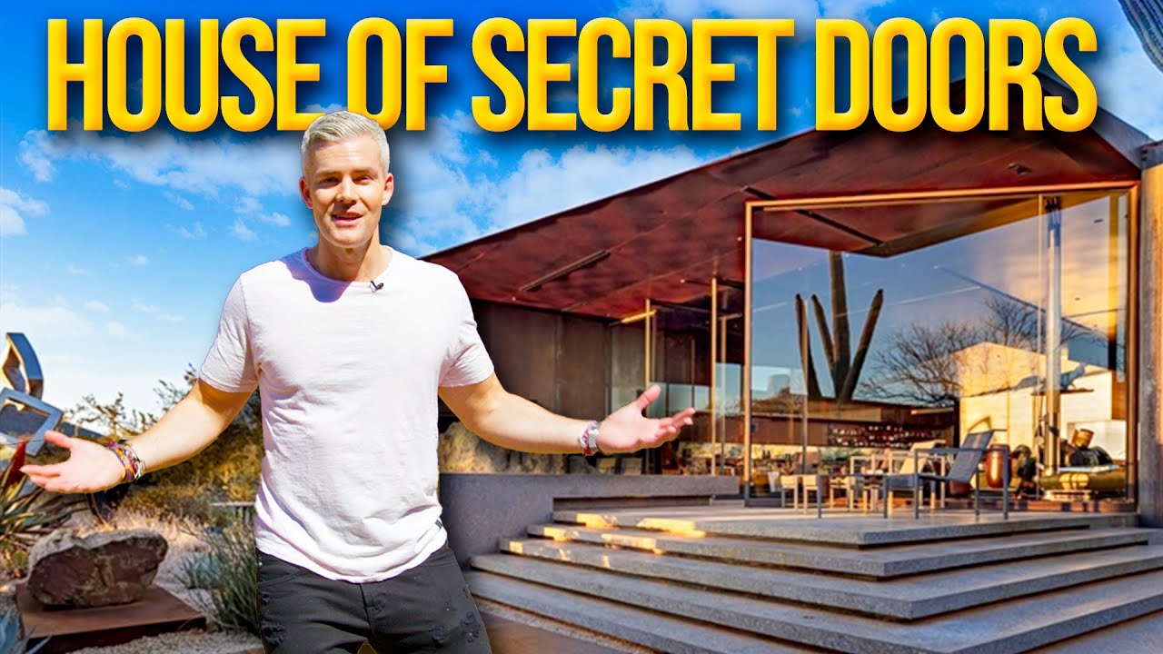 Touring a $30M Ultra Modern Desert Mansion