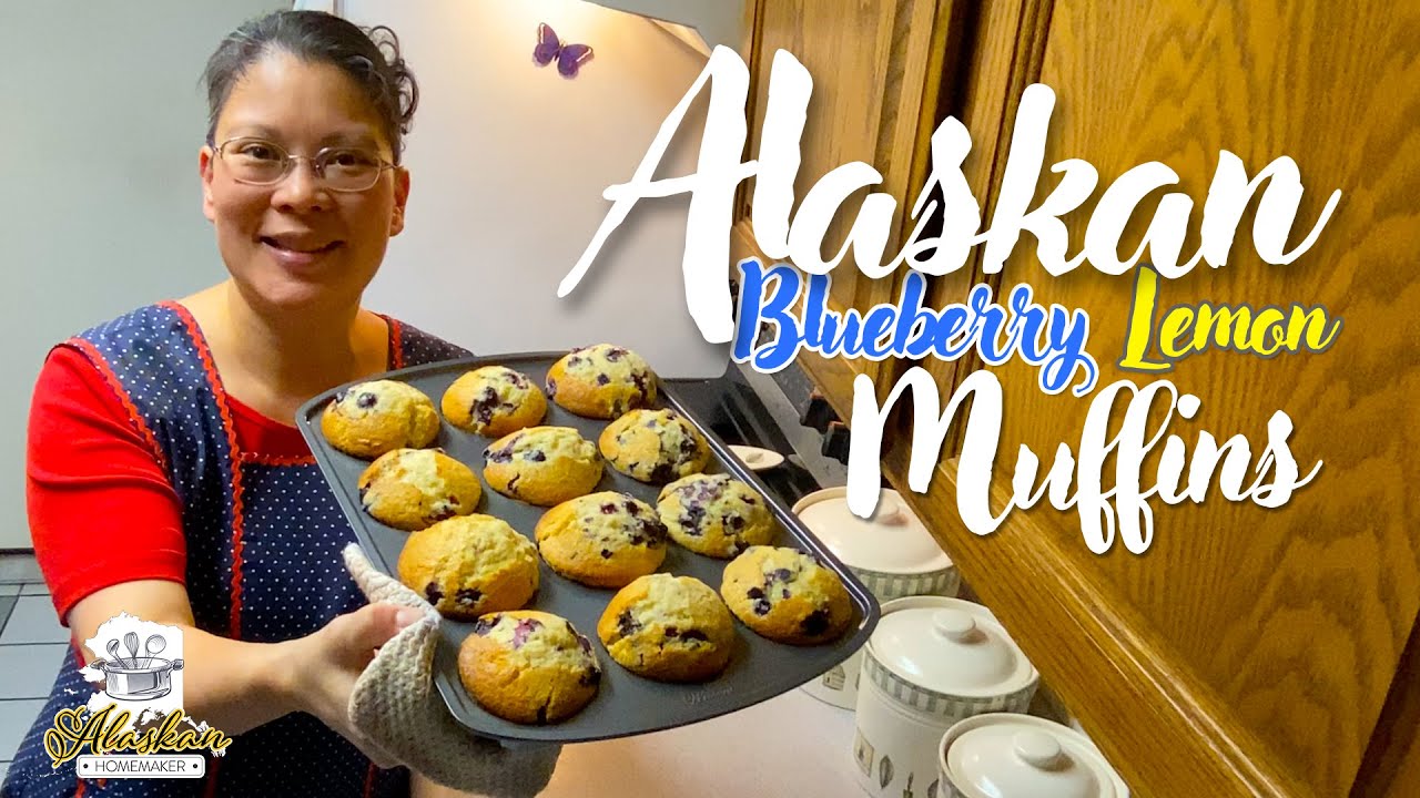 Freezer Friendly | AK. Blueberry Lemon Muffins