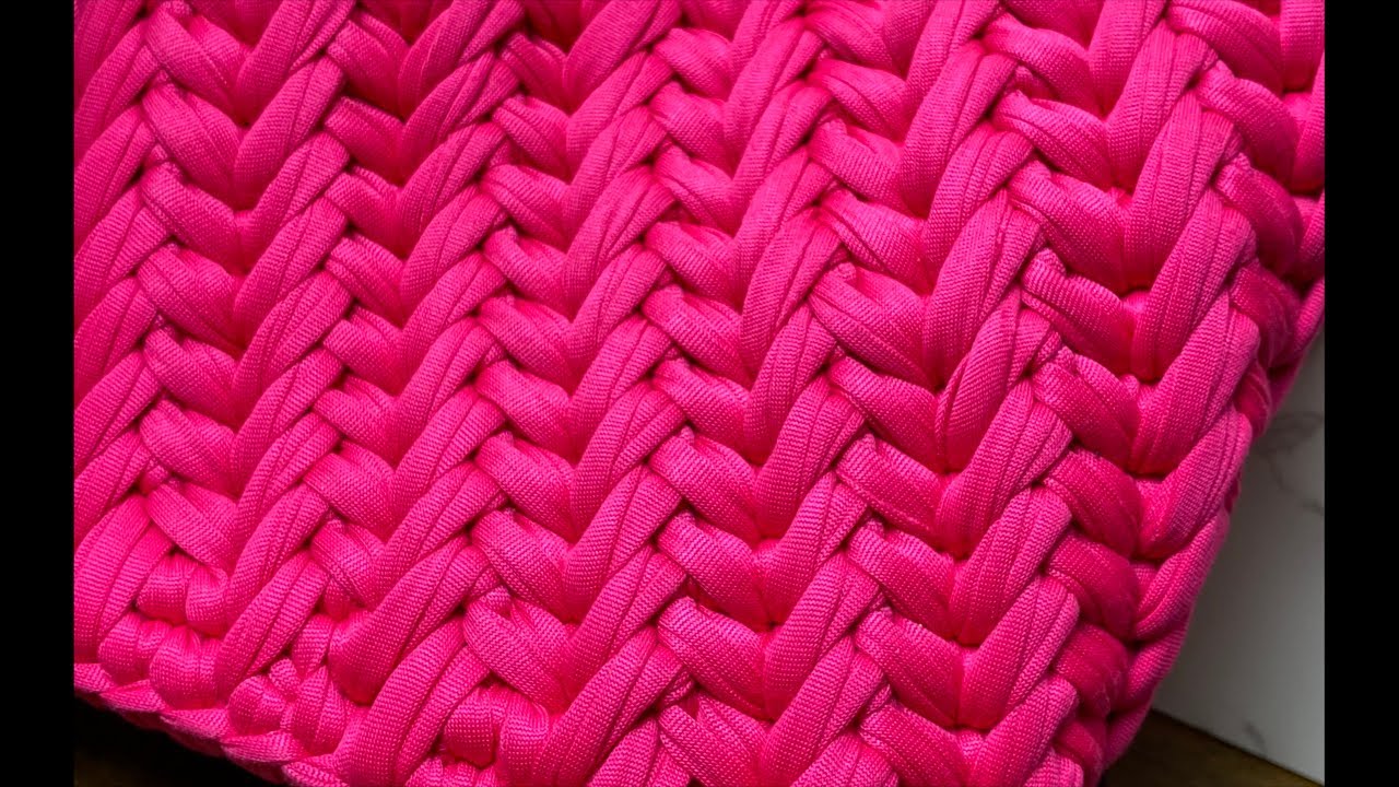 Bolso Crochet con base de cuero