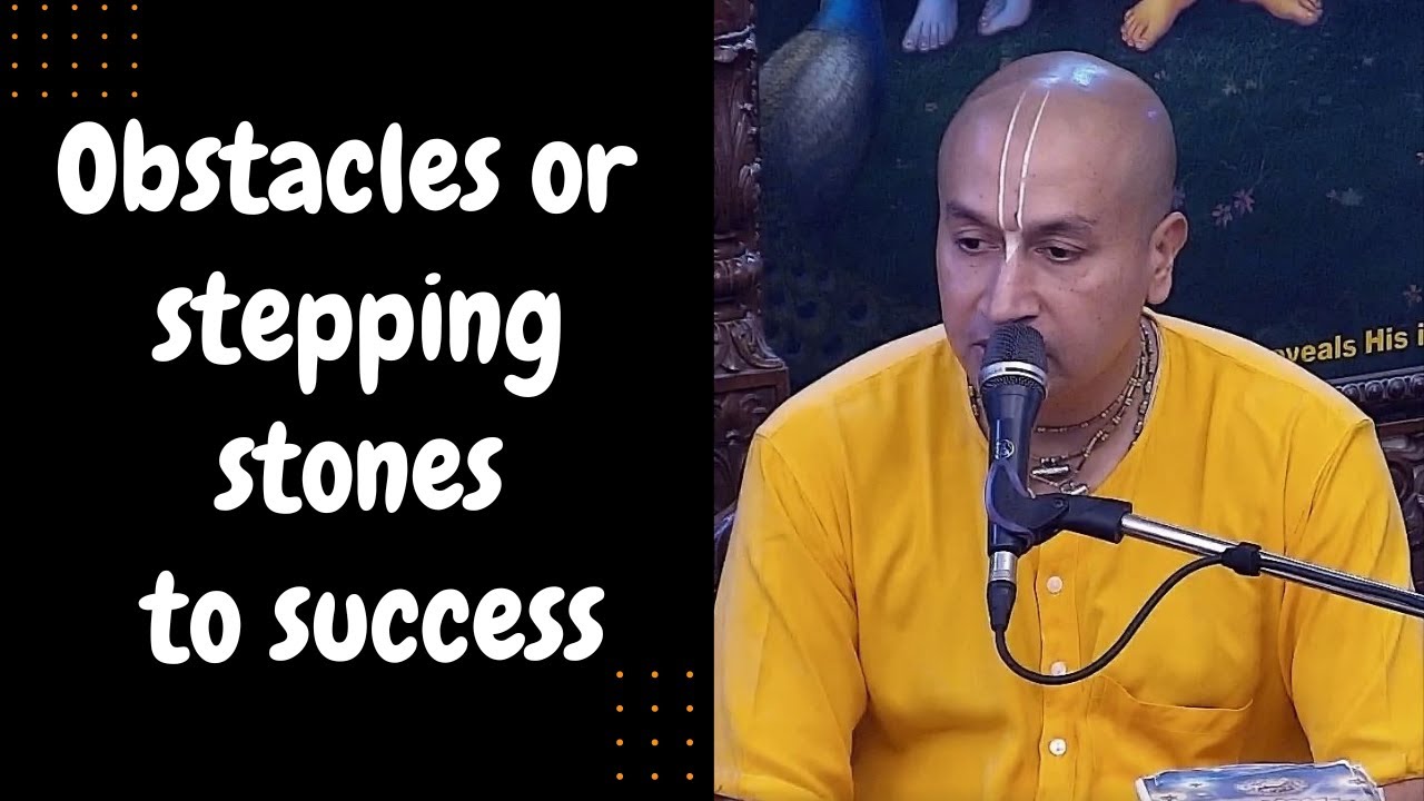 25th Dec. '22 | H.G. Gauranga Prabhu | Obstacles or  stepping stones to success | ISKCON Chowpatty.